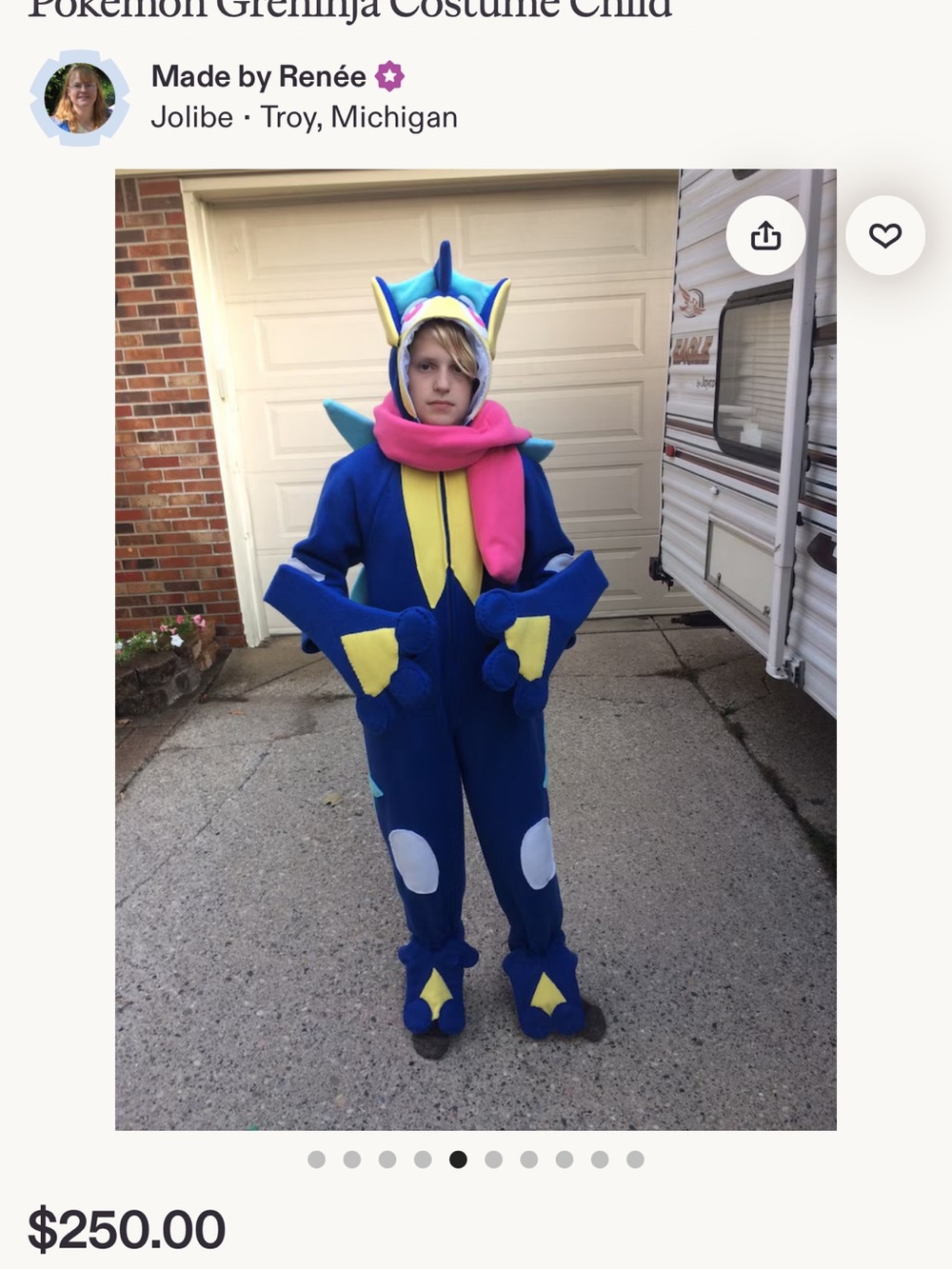Greninja custom costume